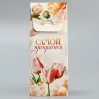 Коробка складная &laquo;Тюльпаны&raquo;, 5.7 х 14.5 х 3.5 см