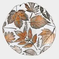 Тарелка "ЗОЛОТАЯ ОСЕНЬ" 21 см