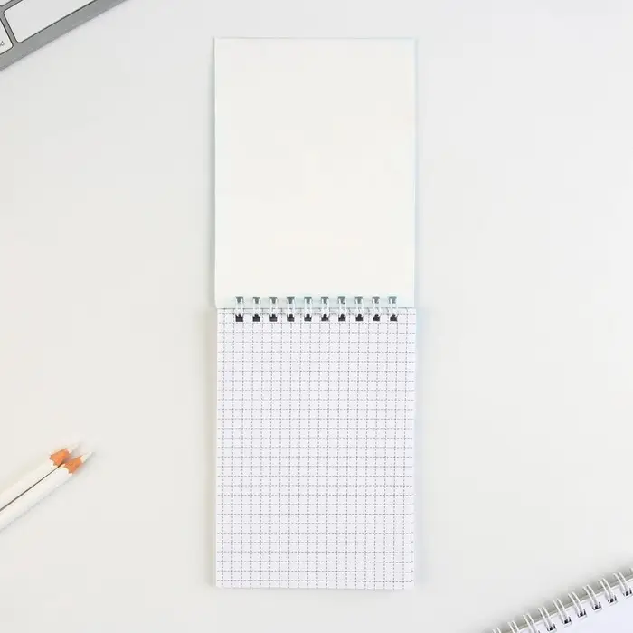 Блокнот А6, 40 л на гребне, мягкая обложка "Твои милые записи"