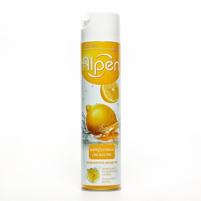 Освежитель воздуха Alpen, Цитрусовая свежесть, 300 мл