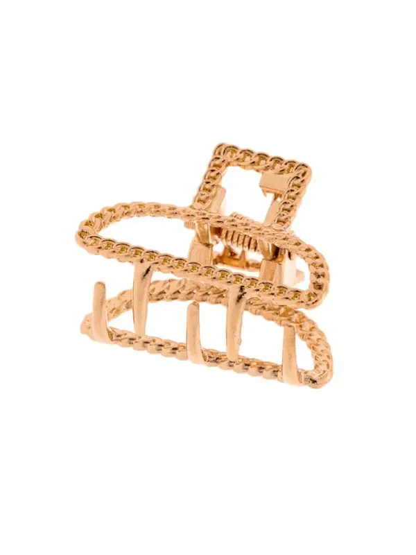 Крабик для волос &laquo;Эмма&raquo;, дуга, 2.5 см, золото