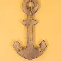 Декор интерьерный &laquo;Якорь&raquo;, 15&times;2&times;28 см, дерево