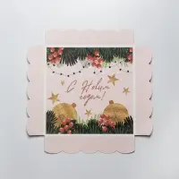 Коробка для кондитерских изделий с пластиковой крышкой &laquo;Яркие истории&raquo;, 15 х 15 х 3 см