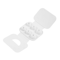 Наушники беспроводные TWS, дисплей, BT5.4, 30/500 мАч, с шумоподавлением, сенсор, белые