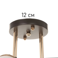 Люстра "Кира" 4х40Вт Е27 черный/золото