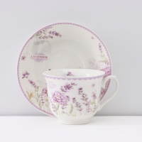 Чайный сервиз керамический &laquo;Прованс&raquo;, 12 предметов: 6 чашек 200 мл, 6 блюдец d=13,5 см