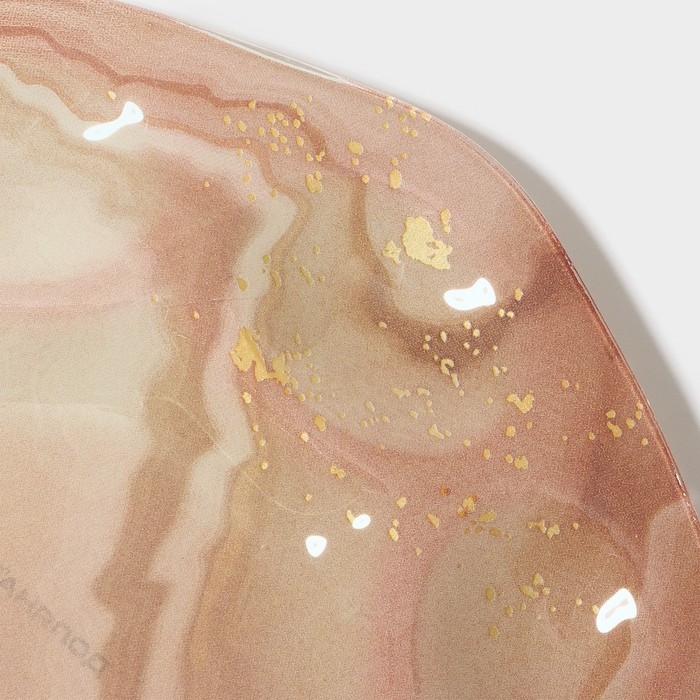 Подставка стеклянная для яиц Доляна &laquo;Со светлой Пасхой&raquo;, d=21 см, 8 ячеек