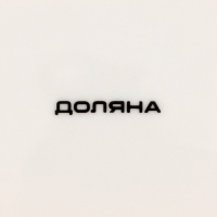 Блюдо фарфоровое Доляна &laquo;Зелёный сад&raquo;, 28&times;14,5&times;2 см, цвет белый