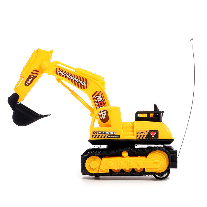 Экскаватор радиоуправляемый &laquo;Строитель&raquo;, работает от батареек