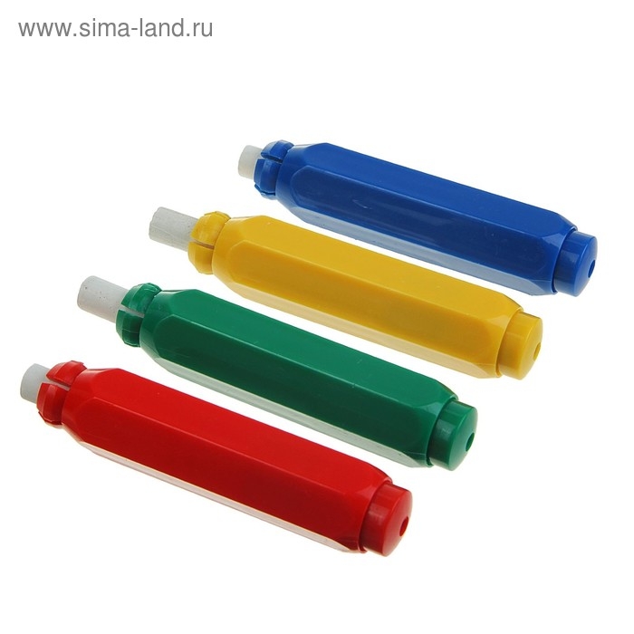 Держатель для мела цанговый, с магнитом, d=1 см, МИКС