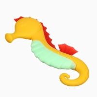 Прорезыватель силиконовый &laquo;Морской конёк&raquo;, цвет жёлтый, Крошка Я