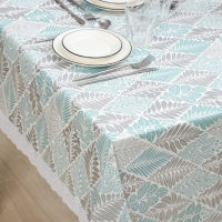 Скатерть на нетканой основе многоразовая с кружевом &laquo;Кружево&raquo;, 130&times;140 см