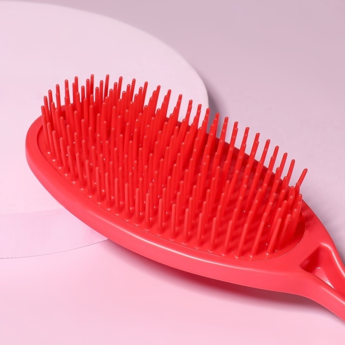 Расчёска массажная, 22 &times; 6 см, цвет МИКС