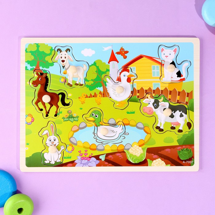 Рамка-вкладыш &laquo;Животные на ферме&raquo;