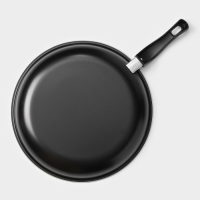 Набор сковород &laquo;Жаклин&raquo;, 3 предмета: 20/25/30&times;4 см, антипригарное покрытие, цвет чёрный