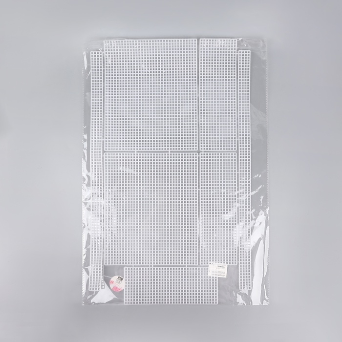 Канва-основа для вышивания шопера, пластиковая, 34 &times; 54 см, цвет белый