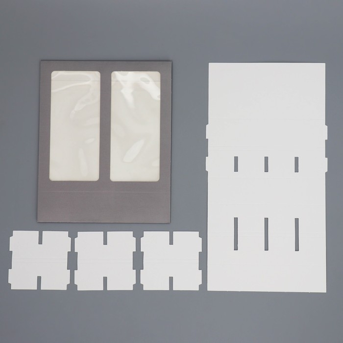 Коробка под 8 конфет и шоколад с ячейками, кондитерская упаковка, For you 18 х 18 х 4 см