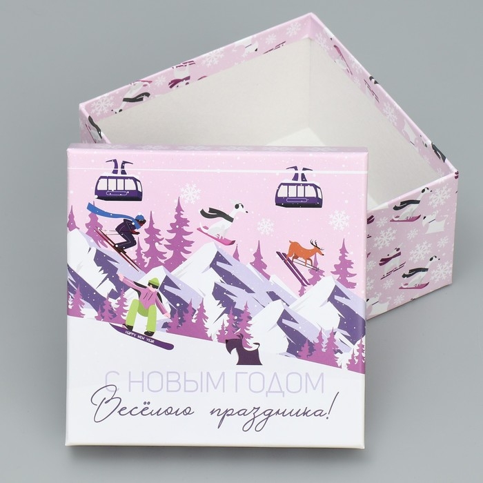 Набор подарочных коробк 6 в 1 &laquo;С Новым годом&raquo;, 10 х 10 х 6 &ndash; 20 х 20 х 11 см, Новый год