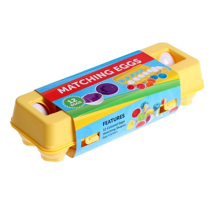 Сортер &laquo;Фигуры&raquo;, 12 яиц в наборе