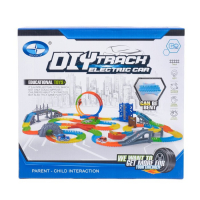 Автотрек &laquo;Магический Трек&raquo;, гибкий, светится в темноте, 147 деталей