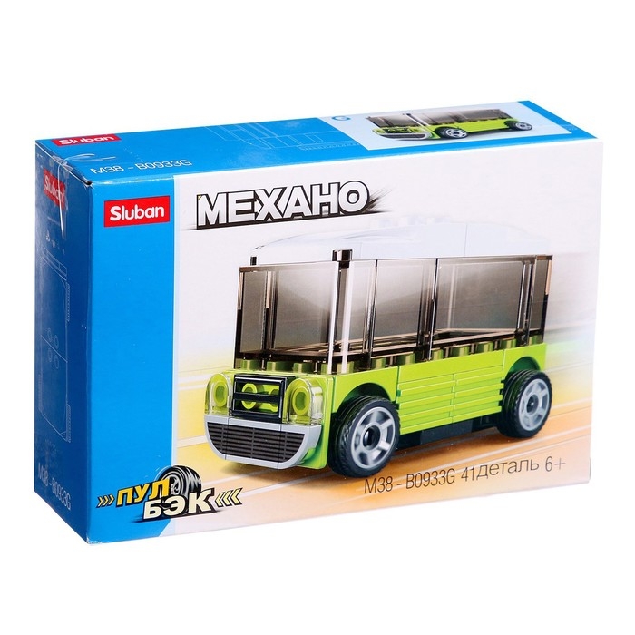 Конструктор инерционный Механо &laquo;Автобус&raquo;, 41 деталь