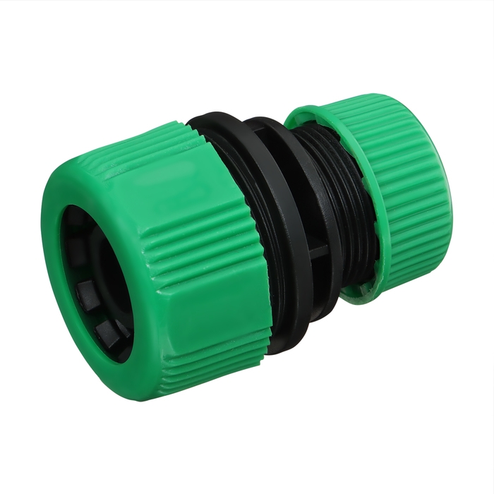 Муфта переходная, для шлангов 1/2" (12 мм) &ndash; 3/4" (19 мм), цанговое соединение, ABS-пластик, Greengo