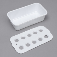 Ящик для выращивания зелёного лука, 29 &times; 16 &times; 8,5 см, 2,5 л, 10 лунок, пластик, белый, Greengo