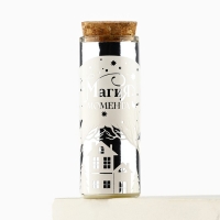 Свеча новогодняя &laquo;Магия момента&raquo;, на Новый год, аромат лаванда, 9 х 3,5 см