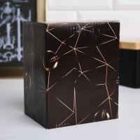 Кружка керамическая &laquo;Отец пример во всем&raquo;, 400 мл, с ложкой и крышкой, цвет белый