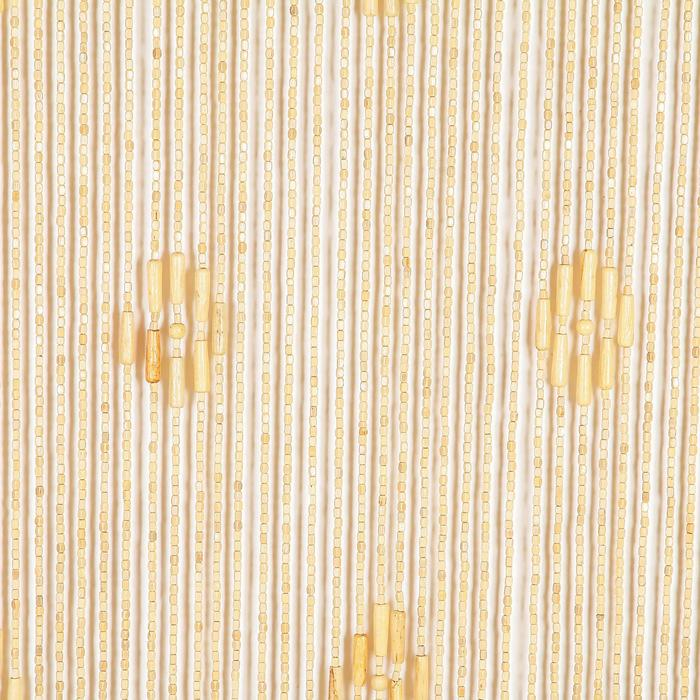 Занавеска декоративная &laquo;Шарики&raquo;, 90&times;195 см, 52 нити, дерево