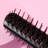 Расчёска массажная, двусторонняя, вентилируемая, 5 &times; 22 см, цвет МИКС