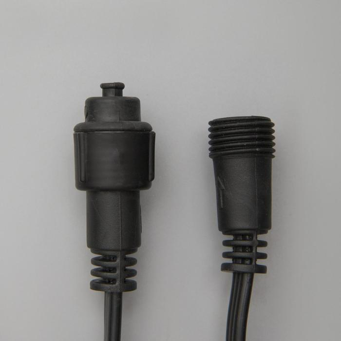 Гирлянда &laquo;Занавес&raquo; 2 &times; 3 м, IP44, УМС, тёмная нить, 760 LED, свечение синее, 220 В