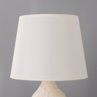 Настольная лампа "Линии" 1х15Вт Е14 молочный 25х25х36см