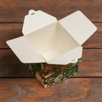 Коробка складная, подарочная новогодняя &laquo;Подарок&raquo; 10&times;10&times;10 см