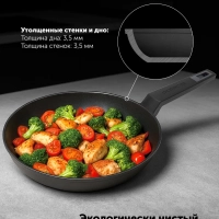 Сковорода 20 см Graphit-20F с антипригарным покрытием