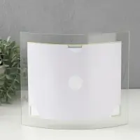 Фоторамка стекло 15х20 см "Золотой кант" горизонталь 23,5х20,5 см