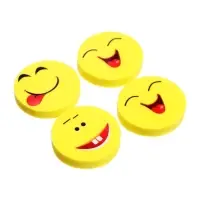 Набор ластиков фигурных Calligrata "Смайлы", 4 штуки, в блистере, МИКС