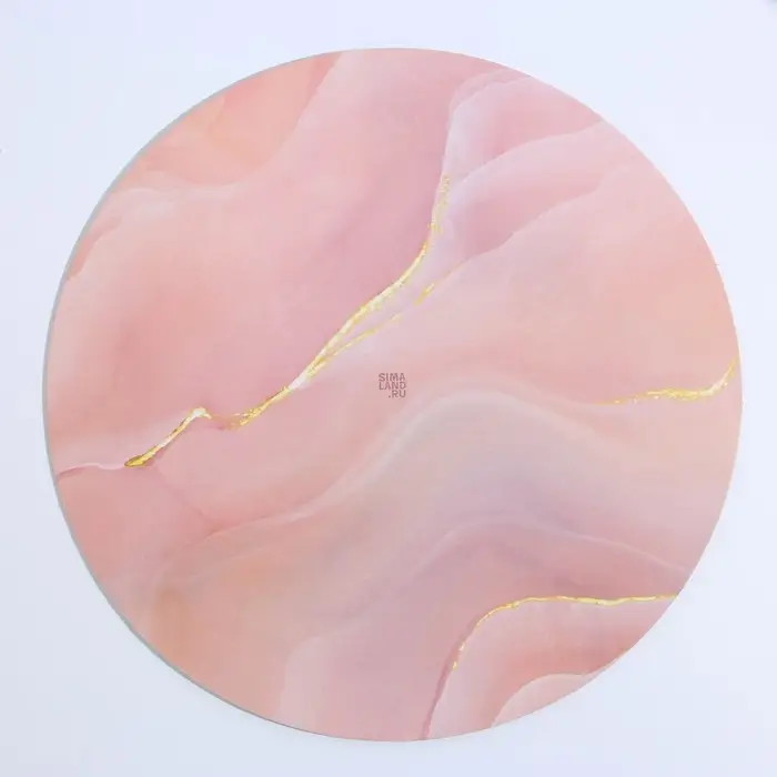 Подложка под торт усиленная, кондитерская упаковка, &laquo;Мрамор&raquo;, 26 см, 2.5 мм