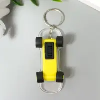 Фонарик свет на кольце "Скейтборд" МИКС 6,2х2,2х1,7 см