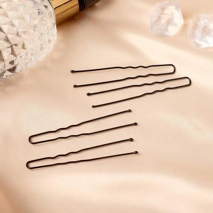 Шпилька для волос &laquo;Классик&raquo;, набор 40 шт., мини, 6 см, чёрная