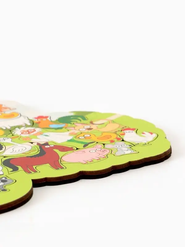 Пазл ПЗ110 Синий трактор