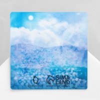 Серьги акрил &laquo;Котики&raquo;, цвет бело-серый