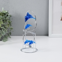 Маятник "Дельфины" 1 бол и 3 мал 9,5 х 8 х 19,5 см