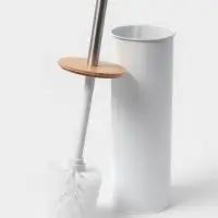 Ёршик для унитаза SAVANNA BAMBOO, 9.5&times;38 см, белый