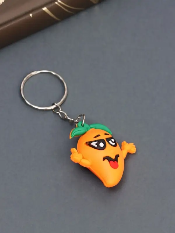 Брелок резина "Фруктики-смайлики" МИКС 2,7х2,6х1,6 см