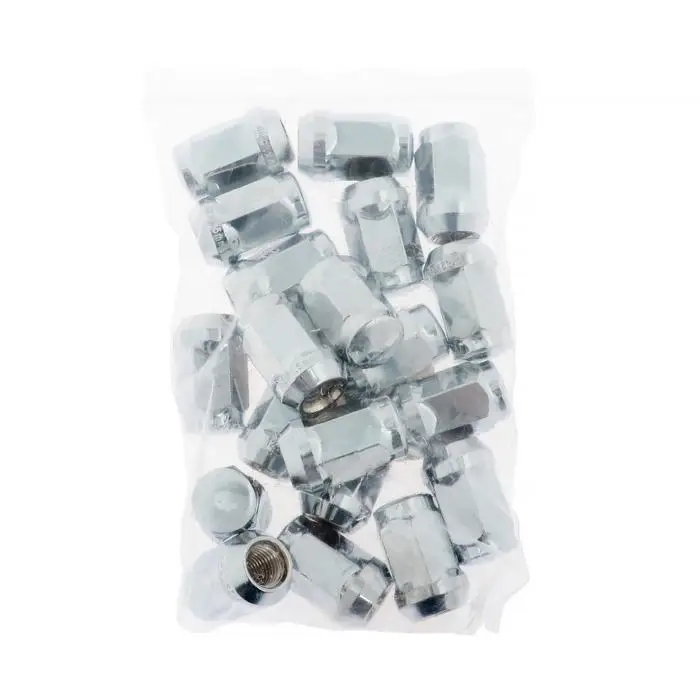 Гайка колесная под ключ 19 мм, 12&times;1.5 мм, конус, закрытая, хром, фасовка 20 шт