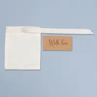 Мешочек подарочный из хлопка &laquo;С любовью&raquo;, 10 х 12 см +/- 1.5 см