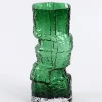 Ваза &laquo;Гоэтано&raquo;, 30&times;13 см, стекло, зелёная