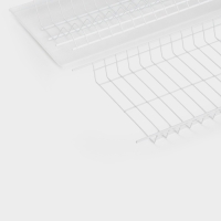 Сушилка для посуды с поддоном для шкафа 80 см, 76.5&times;25.6 см, белая