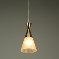 Светильник &laquo;Луна&raquo; 1х40Вт Е27 золото 14,5х14,5х27+100см